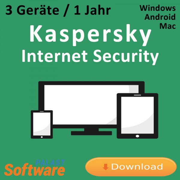 Kaspersky Internet Security *3-Geräte / 1-Jahr*, Download